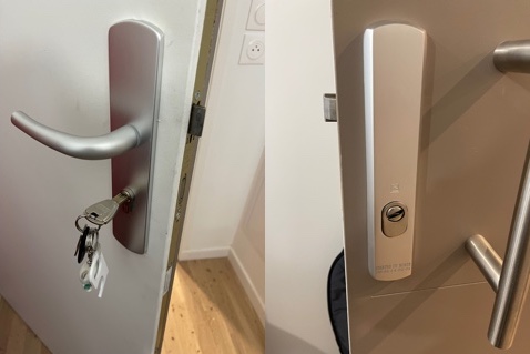 poignée de porte sécurité